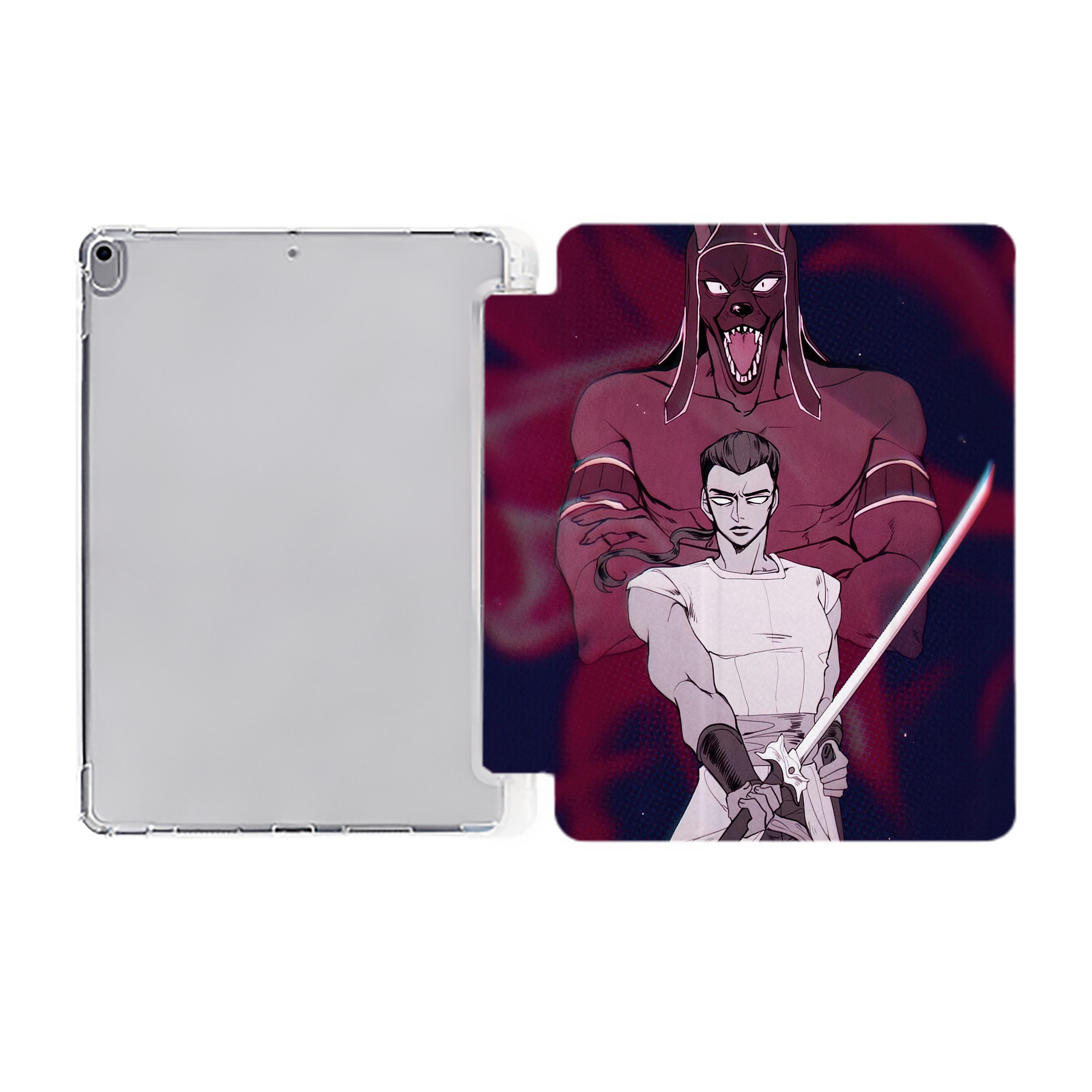 （画像用） ジョジョの奇妙な冒険 JoJo's Bizarre Adventure IPad ケース ペン収納付き 三つ折りスタンド PUレザー×シリコン 対応機種9.5/10.5/10.9インチ